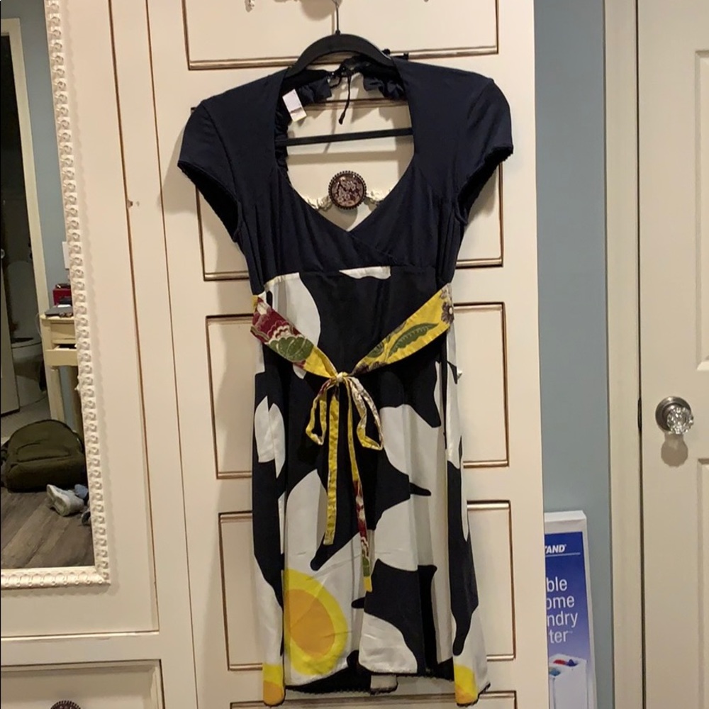 Free People Silk Skirt Day Dress